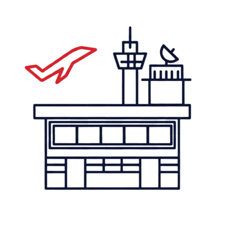 Icono de vías terrestres y transporte